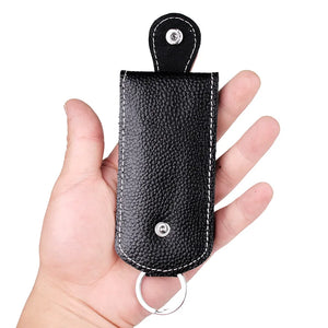 Leather Keychain Wallet Car Key Holder Organizer Case