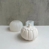 Halloween Pumpkin Jar with Lid Silicone Mold for DIY Crafts