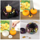 Halloween Pumpkin Jar with Lid Silicone Mold for DIY Crafts
