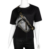 Gothic Punk Shoulder Bag Waist Pack Fanny Pack