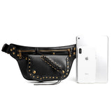 Gothic Punk Shoulder Bag Waist Pack Fanny Pack