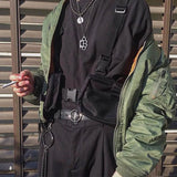Punk Chest Bag Hip-Hop Tactical Streetwear Waist Pack Unisex