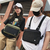 Punk Chest Rig Bag Tactical Military Crossbody Waist Bag