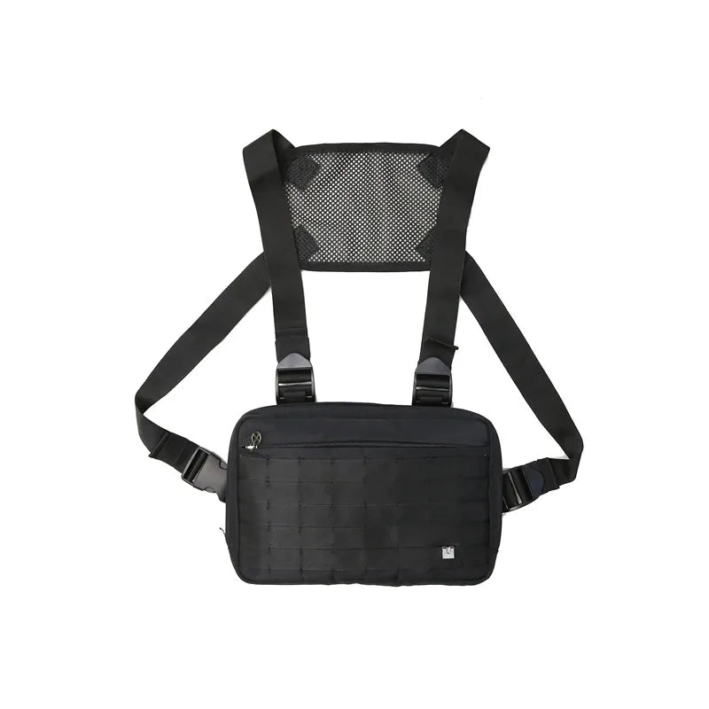 Punk Chest Rig Bag Tactical Military Crossbody Waist Bag