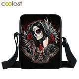 Punk Gothic Girls Doll Angel Messenger Bag Women Handbag Ladies Shoulder Bags