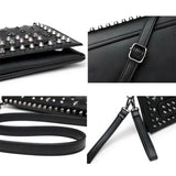 Punk Rock Style Female Evening Clutch Bags Women Rivet Star Shoulder Bag