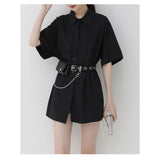 Punk Style Belt Pocket Chain Casual Dress Jeans Waist Bag