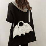 Punk Style Bat Crossbody Bag for Women Funny Shoulder Bag