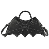 Punk Style Bat Crossbody Bag for Women Funny Shoulder Bag
