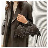 Punk Style Bat Crossbody Bag for Women Funny Shoulder Bag