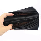 Punk Style Skull Wallet Gothic Cow Leather Women Men Wallet