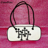 Punk Vintage Totes Women Leather Crossbody Purse Handbags Female Evening Bags