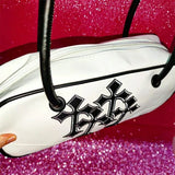 Punk Vintage Totes Women Leather Crossbody Purse Handbags Female Evening Bags