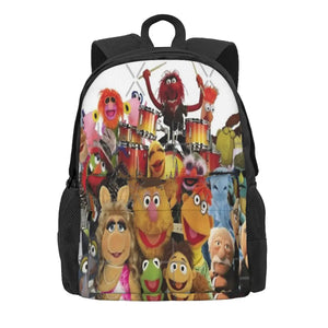 Plain Backpack Men's Women's Child Girls Puppets Backpacks Bags