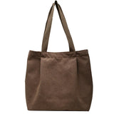 Large-Capacity Canvas Crossbody Bag for Girls - Casual Tote Shoulder Handbag