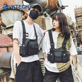 Chest Waist Functional Unisex Nylon Waistcoat Cross Bag
