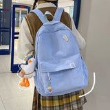Corduroy Female Backpack Retro Campus Large-capacity Schoolbags