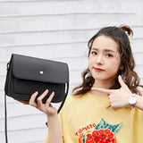 Pure Women Shoulder Bags PU Leather Flap Bag Female Handbags Mini