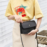 Pure Women Shoulder Bags PU Leather Flap Bag Female Handbags Mini