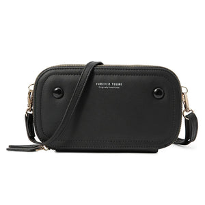 Classic Women Diagonal Purse Large Capacity Mobile Phone Crossbody Bag