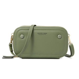 Classic Women Diagonal Purse Large Capacity Mobile Phone Crossbody Bag