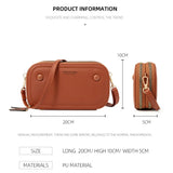 Classic Women Diagonal Purse Large Capacity Mobile Phone Crossbody Bag