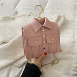 High-quality Leather Women Bag Retro Rivets Satchel