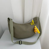 Nylon Crossbody Chest Hobos Bag Small Messenger Bag Underarm Purse