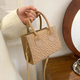 Personality Rhombic One-shoulder Portable Diagonal Bag Handbag Woman