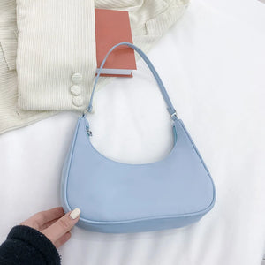 Retro Solid Top-handle Handbags for Women