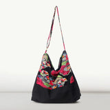 Bohemian Striped Women's Crossbody Messenger Shoulder Bag
