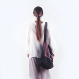 Bohemian Striped Women's Crossbody Messenger Shoulder Bag