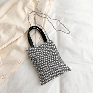 Rhinestone Chain Shoulder Bag for Ladies