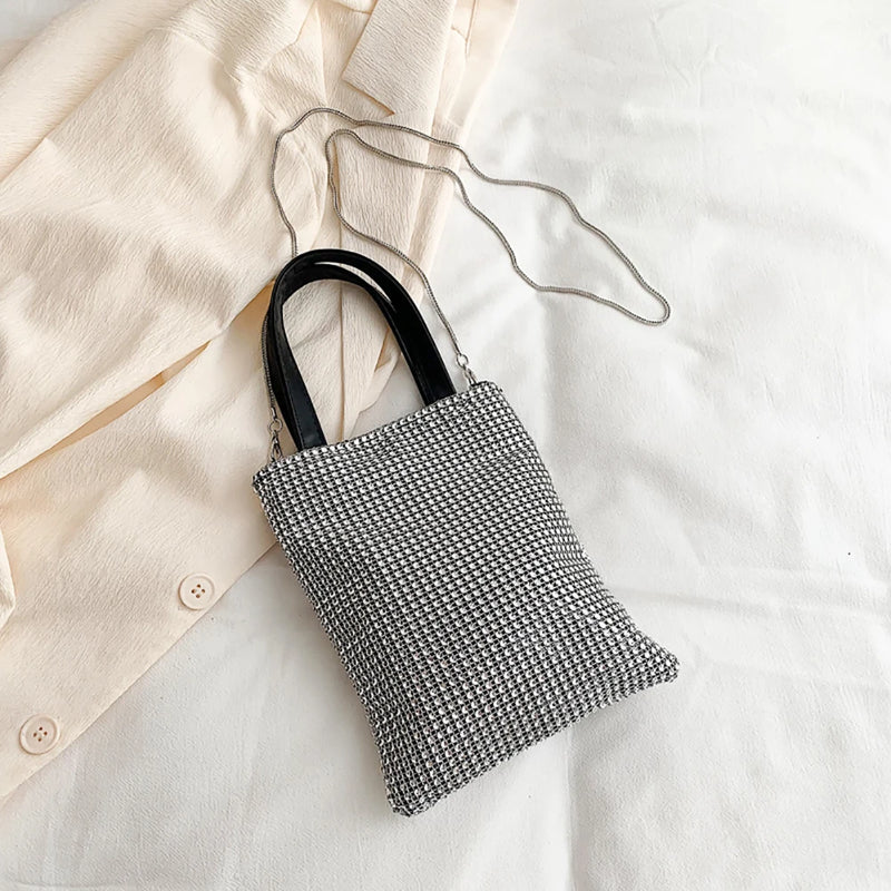 Rhinestone Chain Shoulder Bag for Ladies