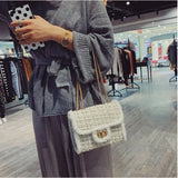 Youth Woolen Edge Women's Shoulder Bag Chain Bag CZ146