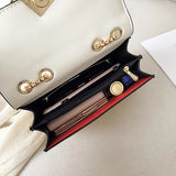Women's Chain Handbag PU Leather Messenger Bag Large Capacity