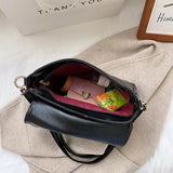Small PU Shoulder Bag Messenger Bag for Daily Use