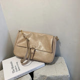 Small PU Shoulder Bag Messenger Bag for Daily Use