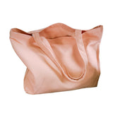 Canvas Shoulder Bag Women Solid Shopping Bag