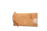 Puretti Women's Long Wallet Zipper Buckle Print