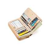Puretti Multi-functional Women's Purse, Long Card Zero Wallet