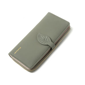 Small Fresh Embroidery Women's Purse with Zipper Closure