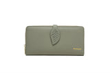 Small Fresh Embroidery Women's Purse with Zipper Closure