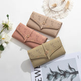Soft Face Pu Wallet Women's Long Multifunctional Wallet