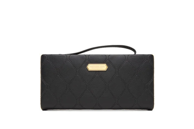 Women's Lingge Long Handbag with Large Capacity