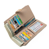 Purity Long Women's Wallet Small Fresh Printing Contrast Zipper Handbag