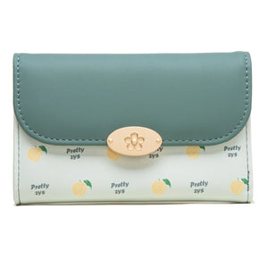 Purity Wallet Women's Medium Long Wallet Small Fresh Print