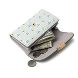 Purity Wallet Women's Medium Long Wallet Small Fresh Print