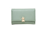 Purity Women's Medium Three-fold Wallet PU Zero Wallet