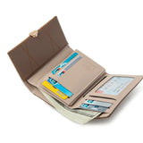 Purity Women's Medium Three-fold Wallet PU Zero Wallet